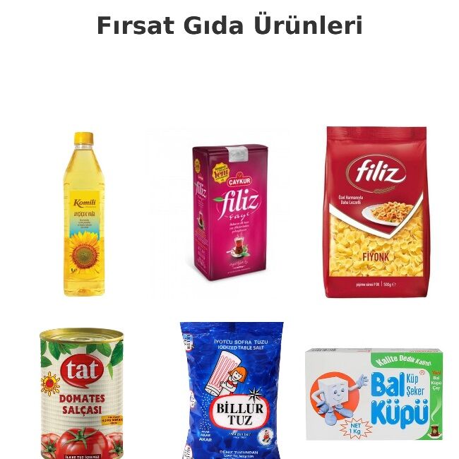 FIRSAT GIDA ÜRÜNLERİ 1