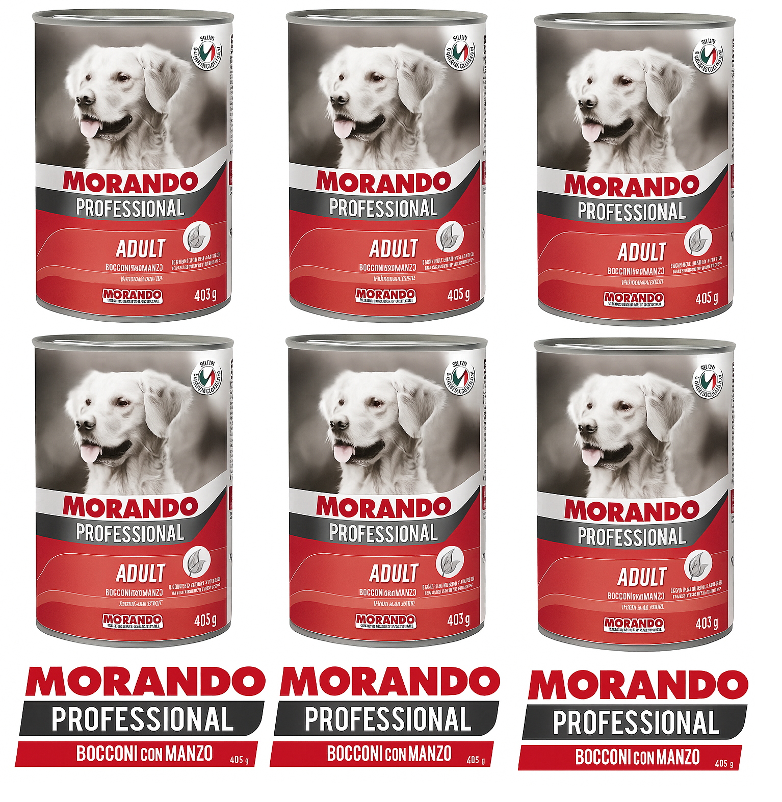 Morando Professional Adult Konserve Köpek Maması 405g – 6’lı Paket